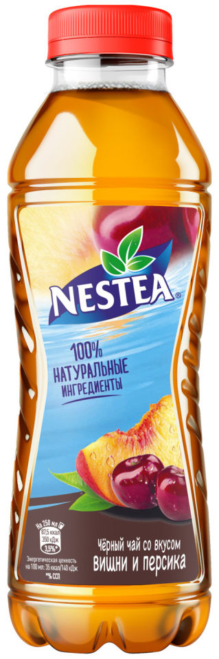 Чай черный Nestea Вишня-Персик 0.5л