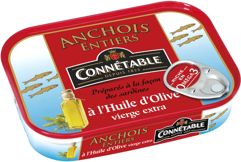 Анчоусы Connetable в оливковом масле 100г