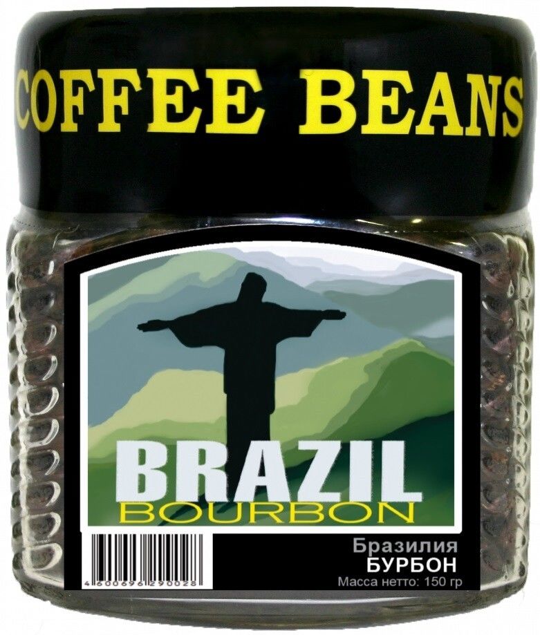 Кофе в зернах Blues Бразилия Бурбон 150г