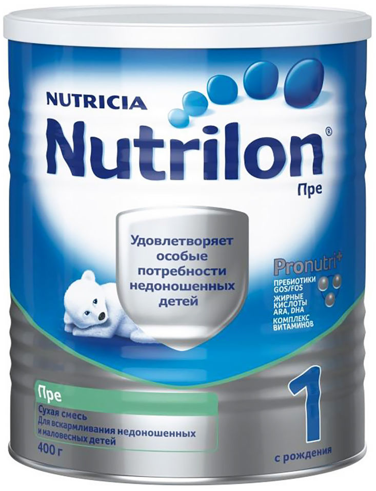 Смесь Nutrilon Пре 1 молочная С 0 месяцев 400г