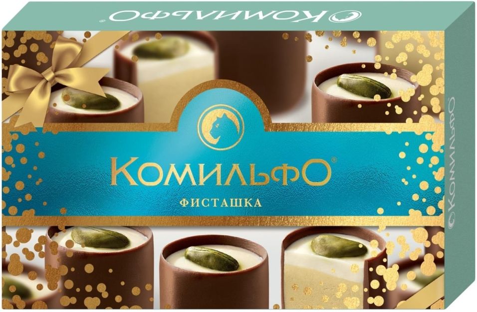 Конфеты Комильфо шоколадные Фисташка 116г