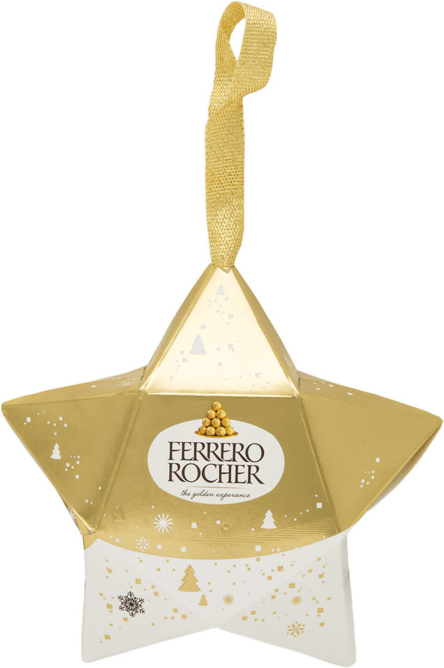 Конфеты Ferrero Rocher хрустящие из молочного шоколада 37.5г