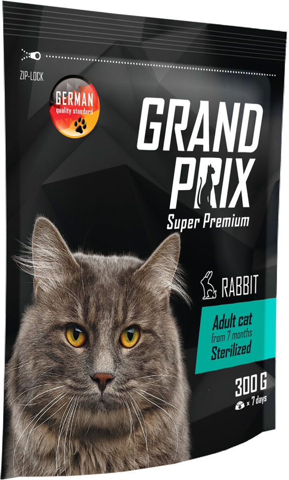 Корм для кошек Grand Prix Adult Sterilized Кролик 300г