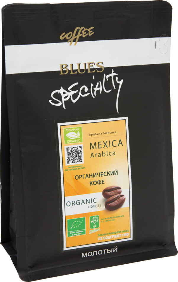 Кофе молотый Coffe Blues Organic Мексика 200г