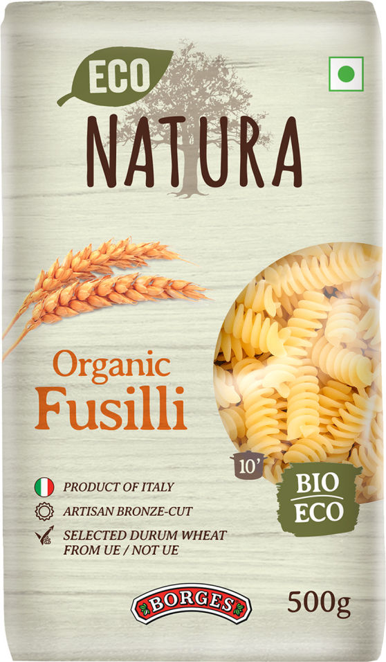 Макароны Pasta Eco Natura Fusilli 500г