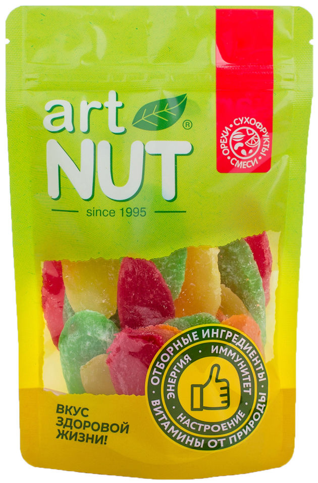 Цукаты ArtNut Ананас 110г
