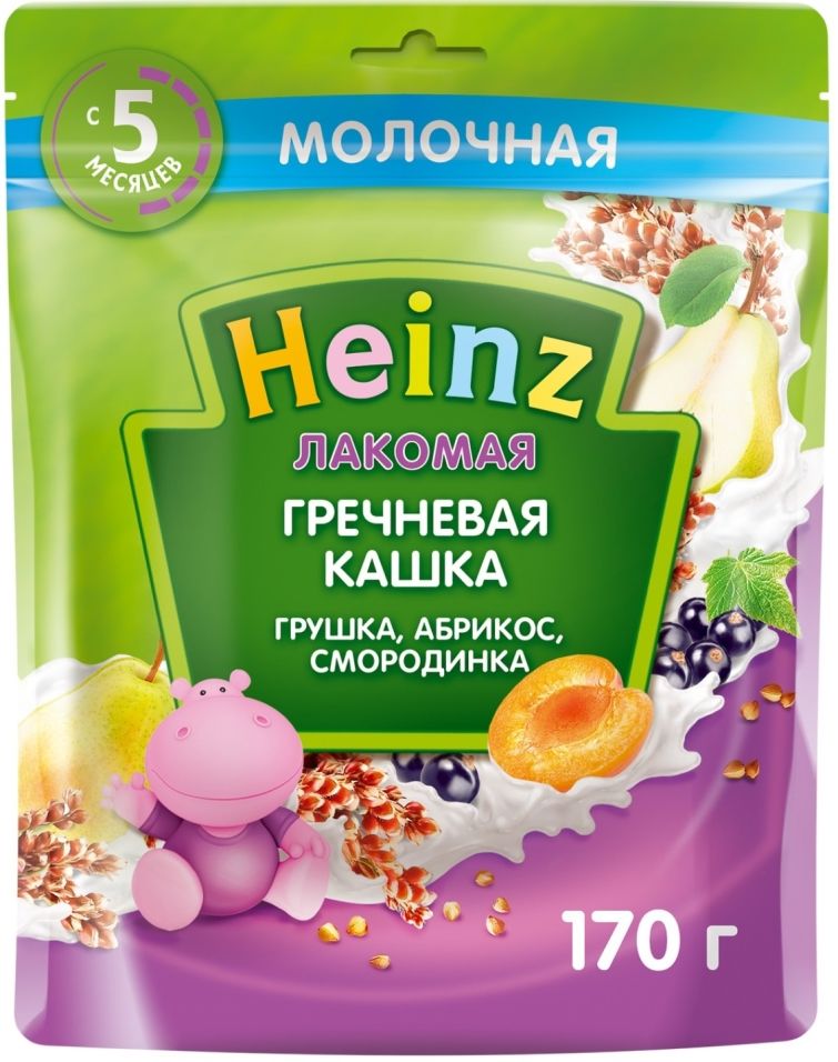Каша Heinz гречневая молочная Лакомая 170г