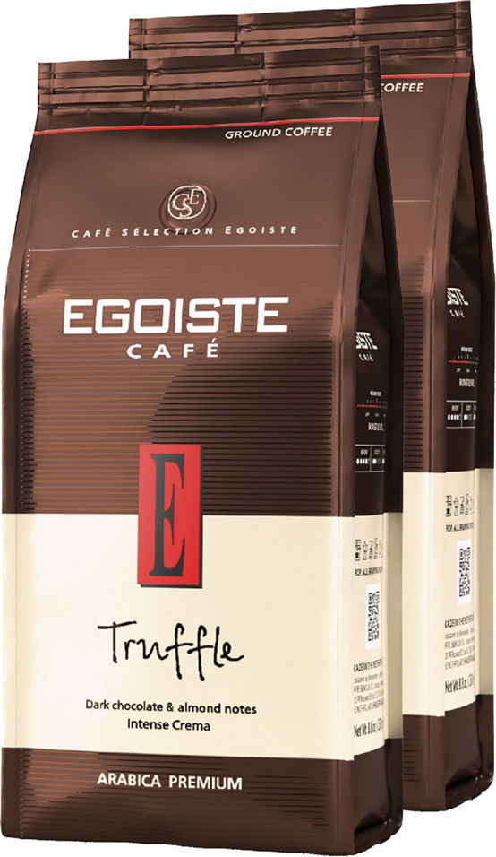 Кофе молотый Egoiste Truffle 250г (упаковка 2 шт.)