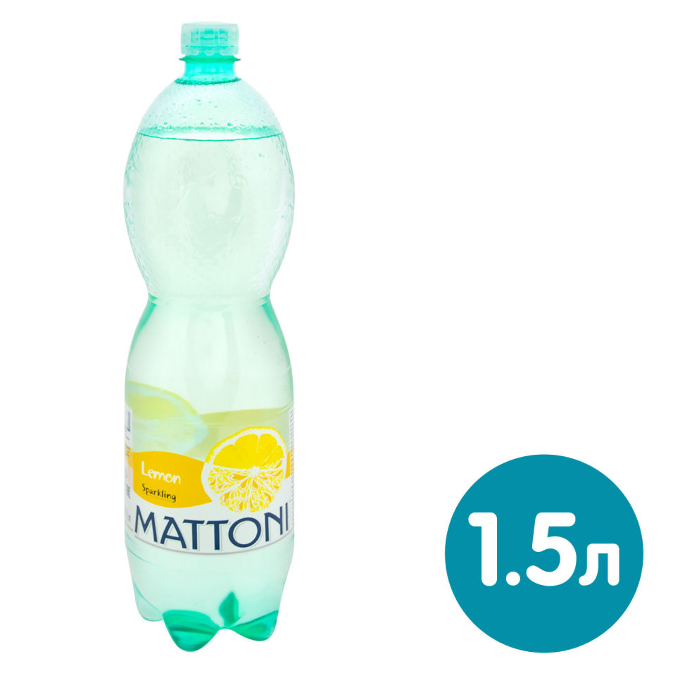 Напиток Mattoni Lemon слабогазированный 1.5л