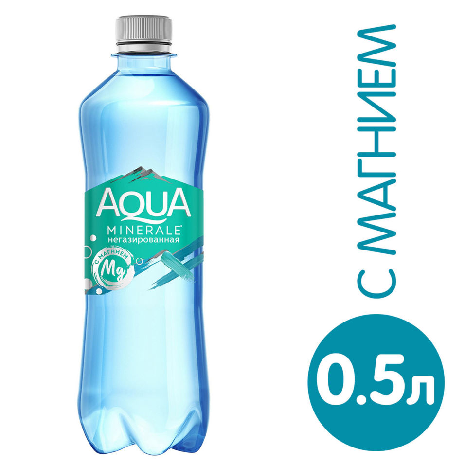 Вода Aqua Minerale питьевая с Магнием негазированная 500мл