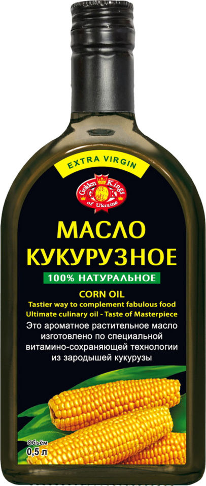 Масло кукурузное Golden Kings of Ukraine 500мл