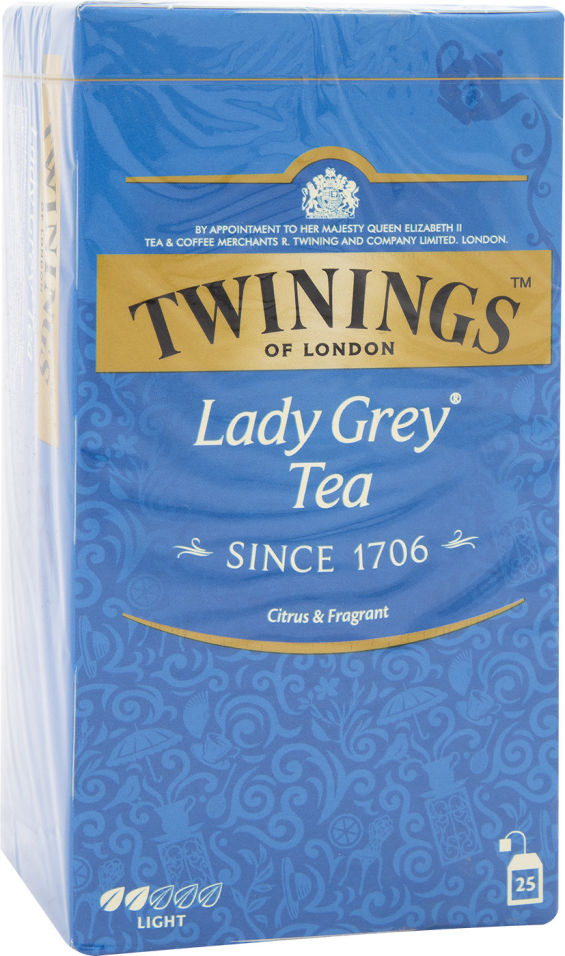 Чай черный Twinings Lady Grey 25*2г