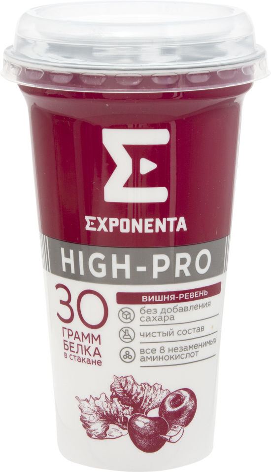 Напиток Exponenta High Pro кисломолочный вишня-ревень 250г