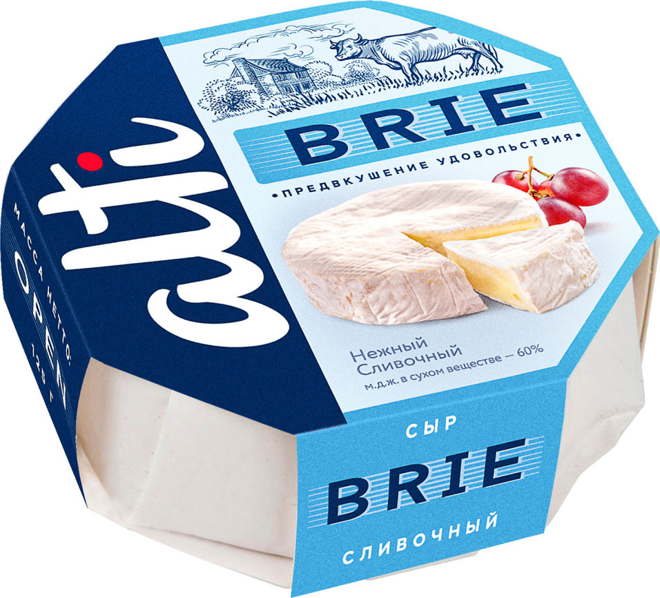 Сыр Alti Бри мягкий с белой плесенью 60% 125г
