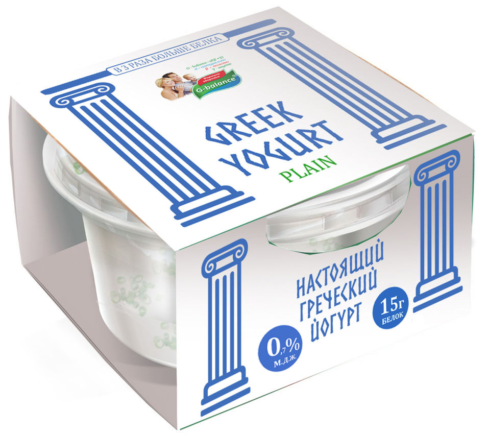 Йогурт G-balance Греческий 0.7% 170г