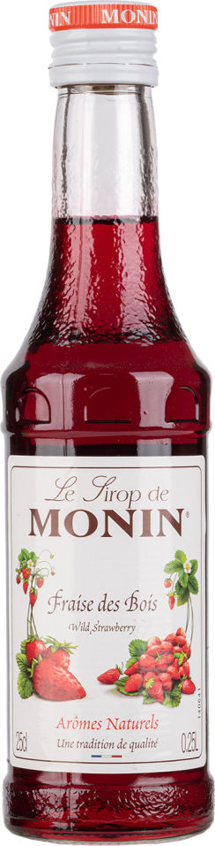 Сироп Monin Wild Strawberry Syrup со вкусом и ароматом земляники 250мл