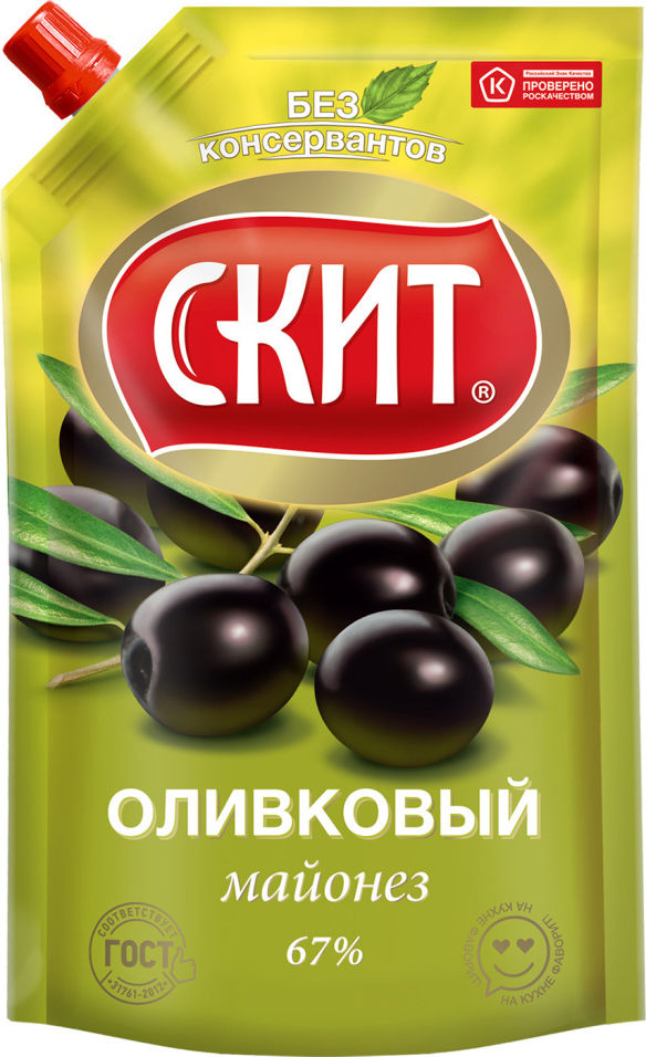 Майонез Скит Оливковый 67% 375мл