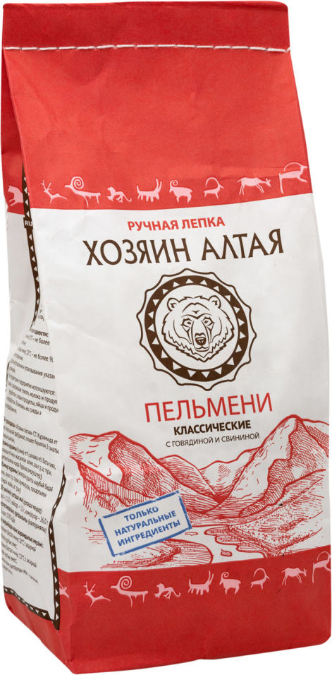 Пельмени Хозяин Алтая классические 800г