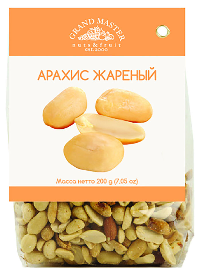 Арахис Grand Master жареный соленый 200г