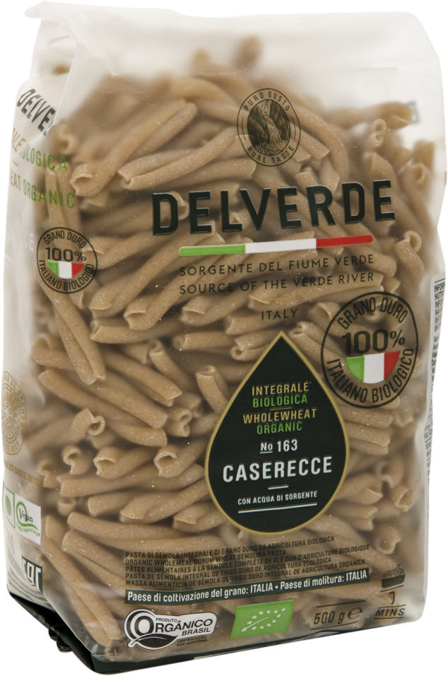 Макароны Delverde Caserecce Biologica №163 500г