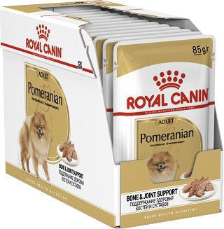 Корм для собак Royal Canin Pomeranian Adult Wet для породы Померанский Шпиц 85г упаковка 12 шт 809₽