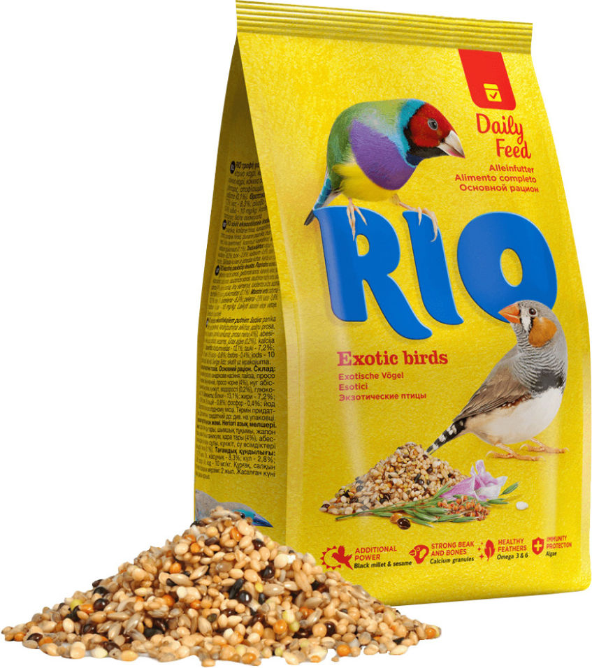 Корм для птиц Rio для экзотических птиц 1кг