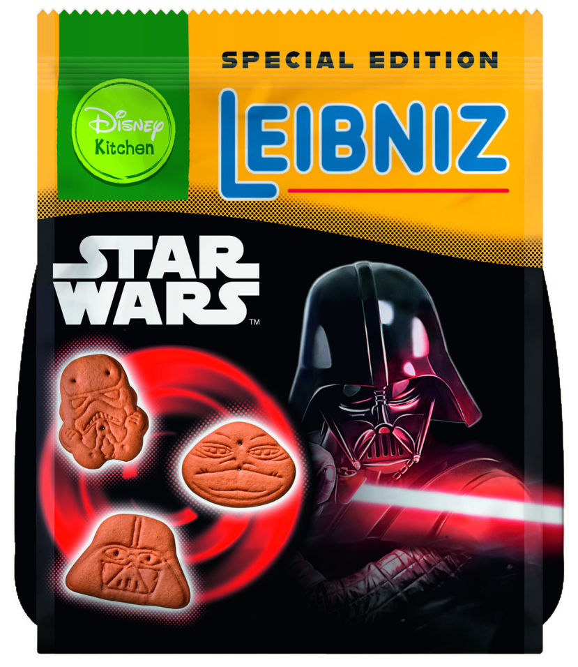 Печенье Leibniz Star Wars хрустящее с какао 125г