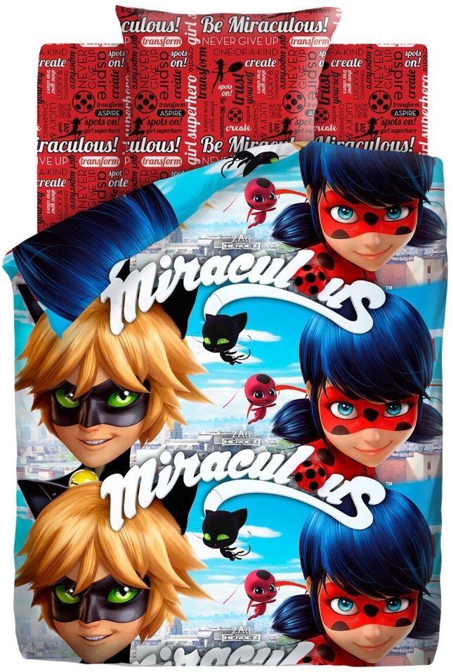 Комплект постельного белья Непоседа LadyBug Герои в масках 1.5-спальный наволочка 70*70см