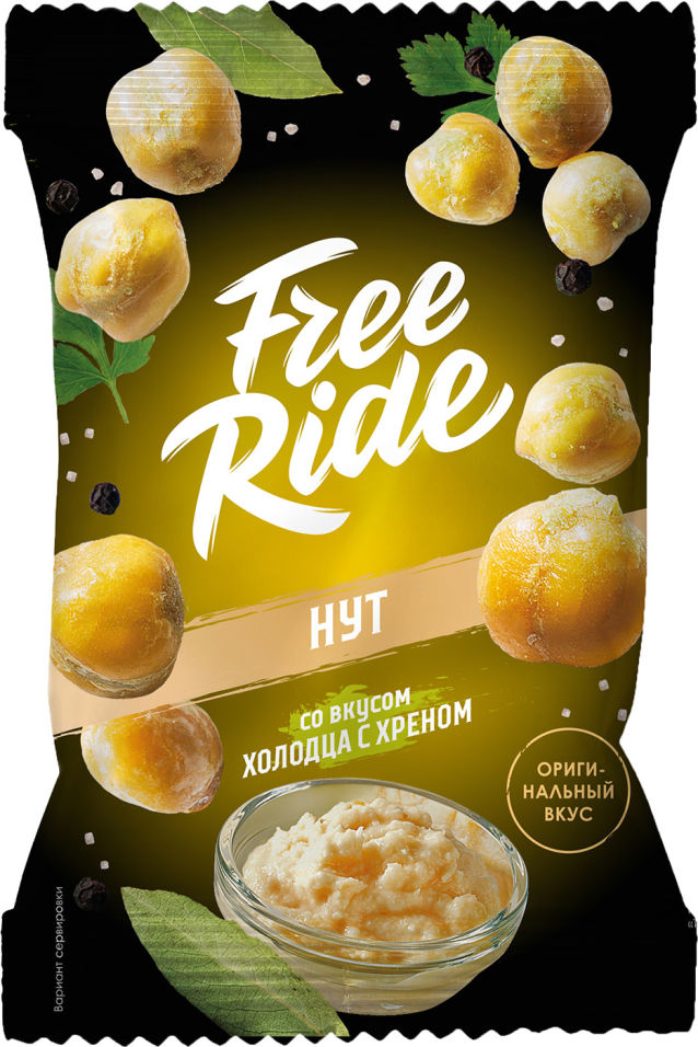 Нут Free Ride жареный со вкусом Холодца с хреном 50г