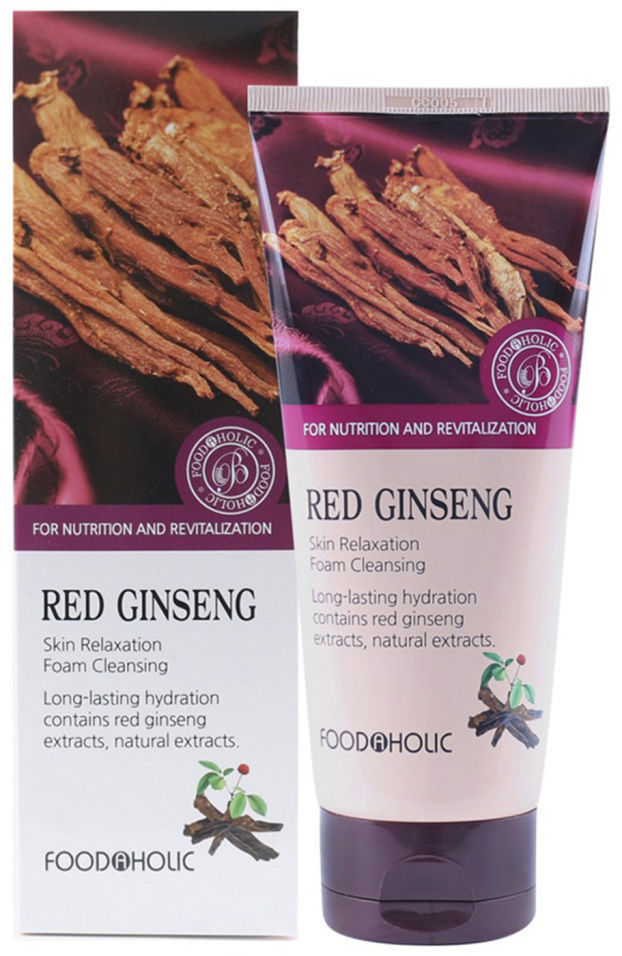 Пенка для умывания Food A Holic с красным женьшенем 180мл