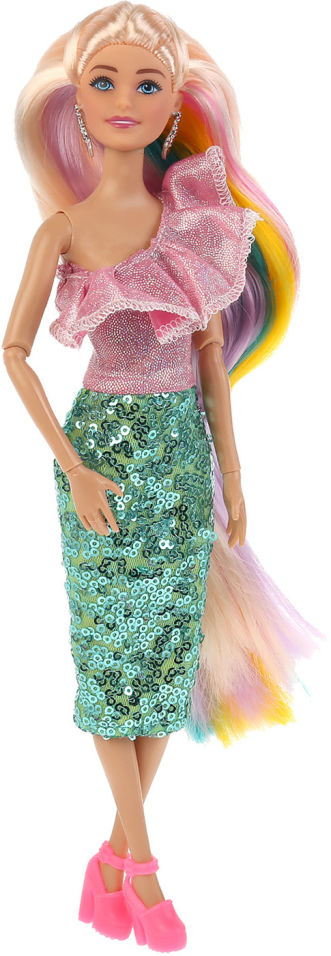 Кукла Shantou City София с радужными волосами