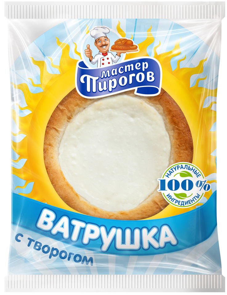 Ватрушка Мастер Пирогов с Творогом 100г