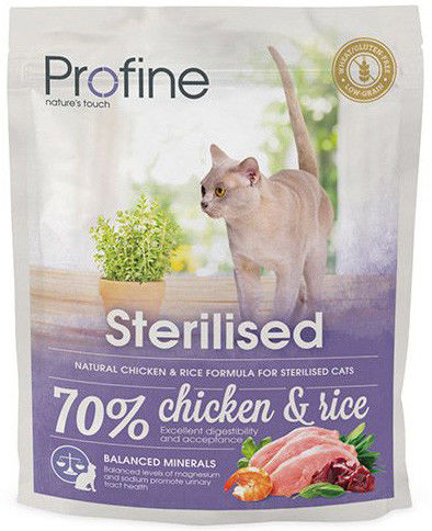 Сухой корм для кошек Profine Sterilised Курица 300г