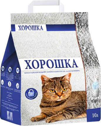 Наполнитель для кошачьего туалета Хорошка впитывающий 10л