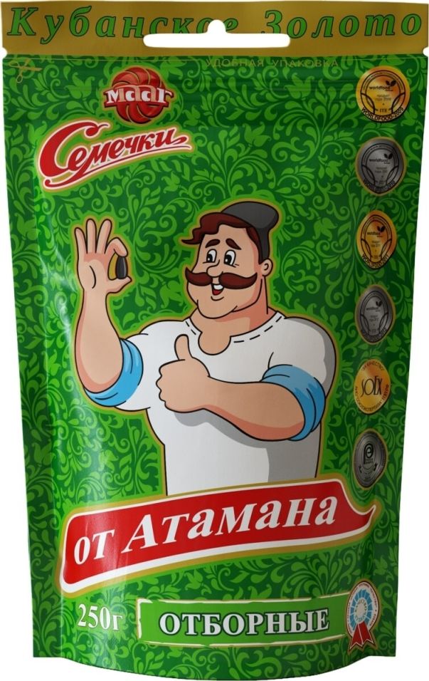 Семечки от Атамана МААГ кубанские отборные обжаренные 250г