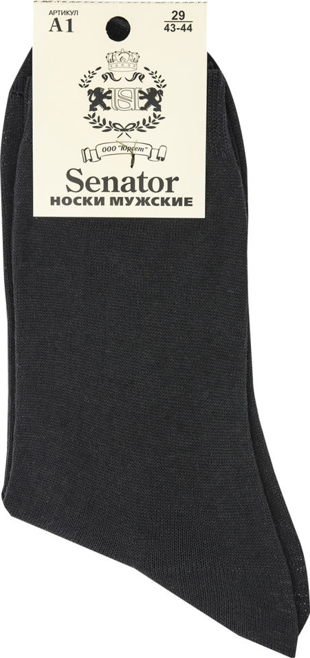 Носки мужские Senator А-1 черные р.43-44