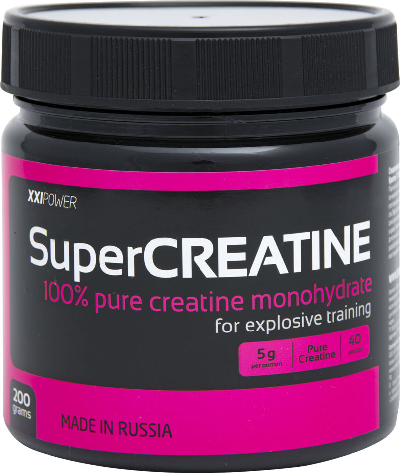 Креатин XXI Power Super Creatine для питания спортсменов 200г