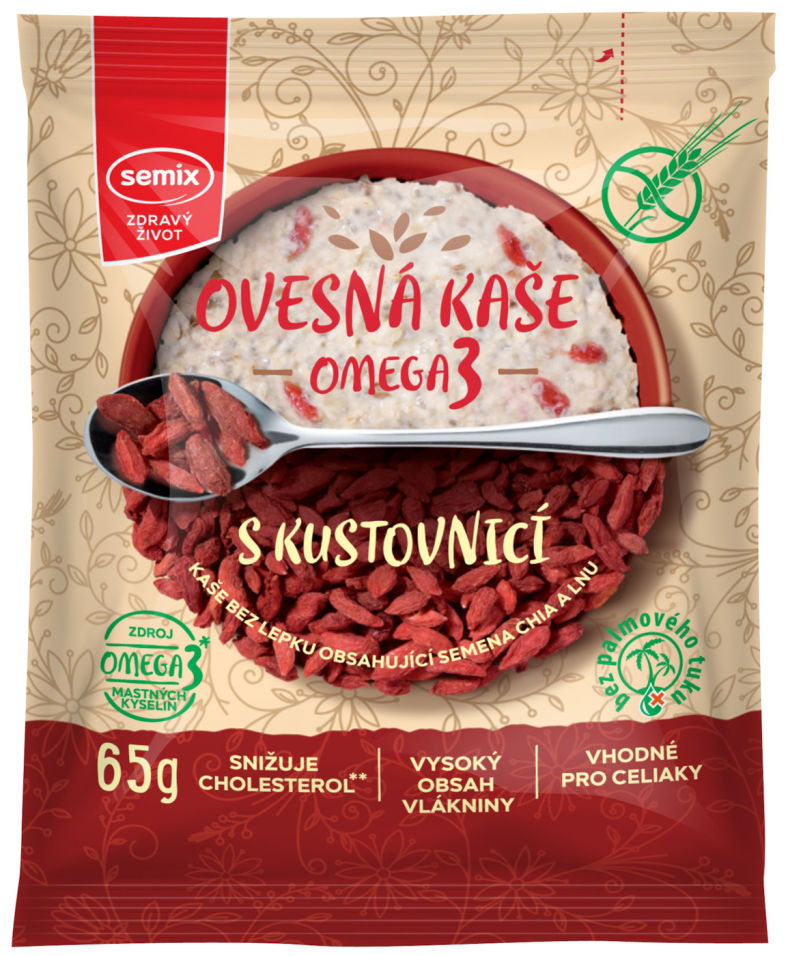 Каша Semix овсяная с ягодами годжи 65г