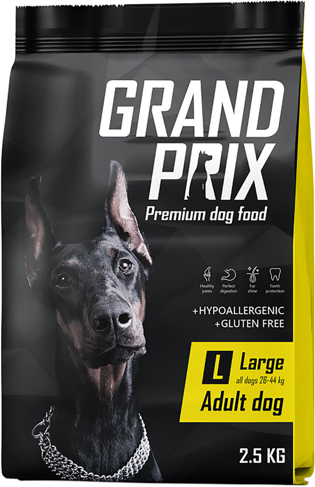 Корм для собак Grand Prix Large Adult Курица 2.5кг Корм для собак Grand Prix Large Adult Курица 2.5кг