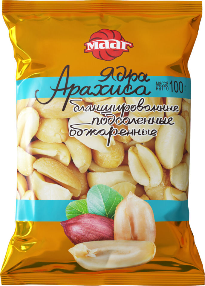 Арахис МААГ обжаренный подсоленный 100г
