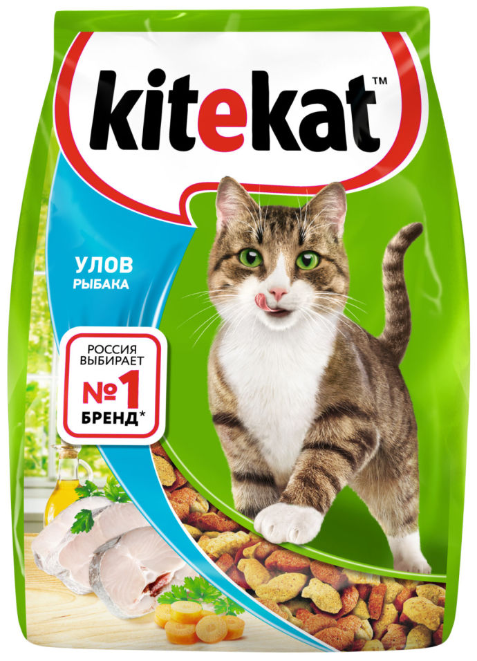 Сухой корм для кошек Kitekat Улов Рыбака 1.9кг Сухой корм для кошек Kitekat Улов Рыбака 1.9кг