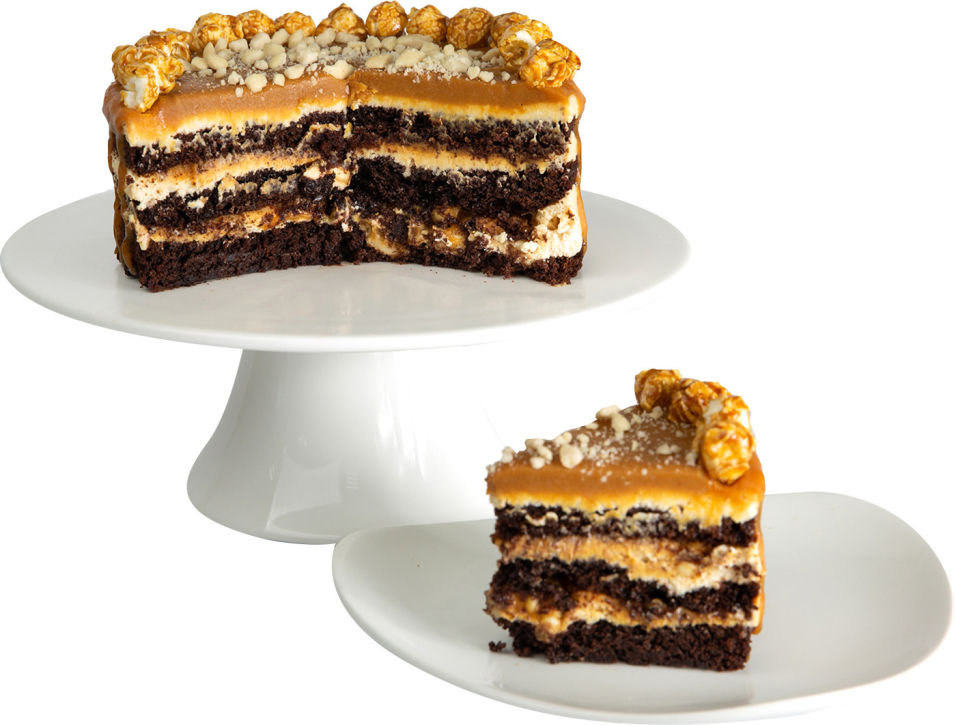 Торт Ресторанная коллекция Карамельно-арахисовый замороженный 900г