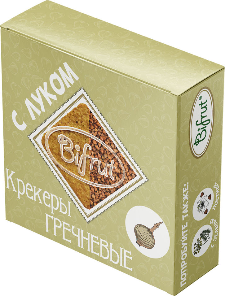 Крекеры Bifrut Гречневые с луком 210г