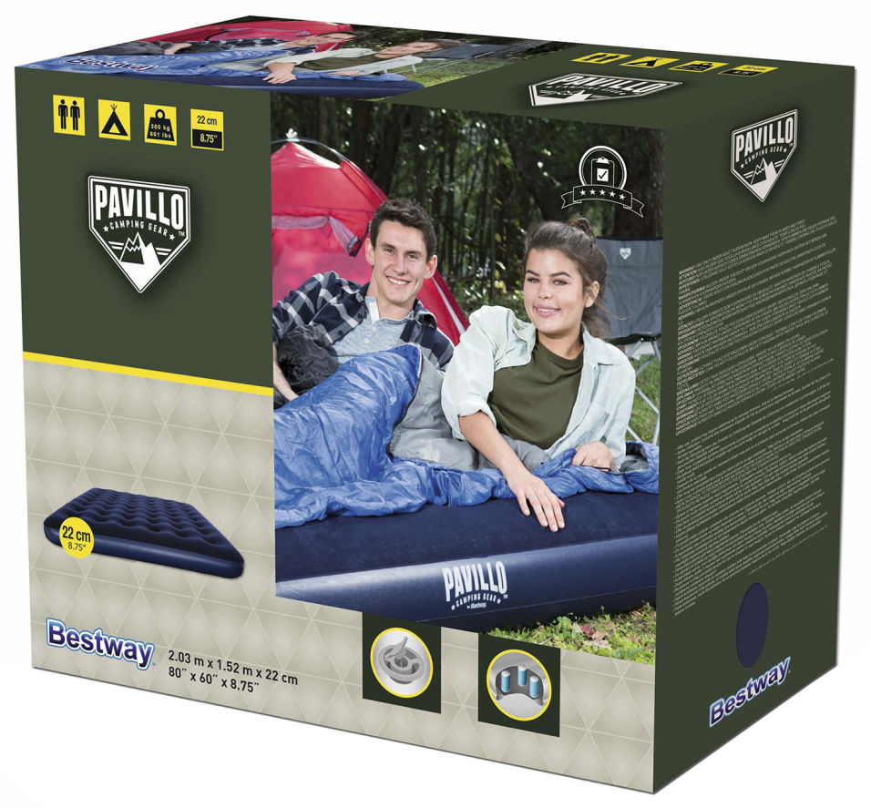 Матрас надувной Bestway 203*152*22см