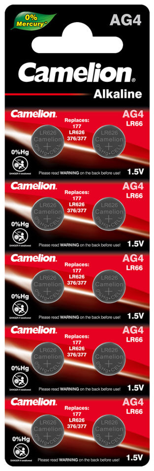 Батарейки Camelion Alkaline AG4 10шт