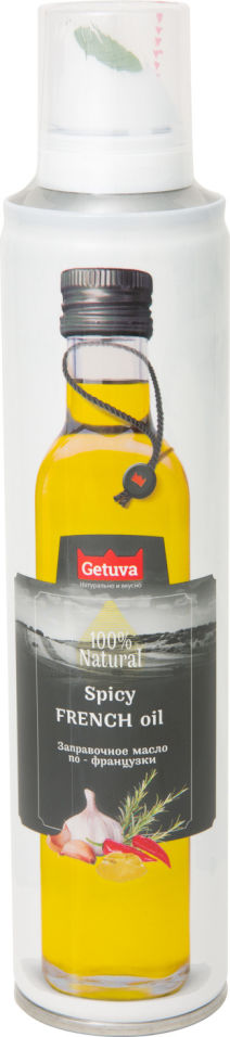 Масло подсолнечное Getuva заправка по-Французски с дижонской горчицей 250мл
