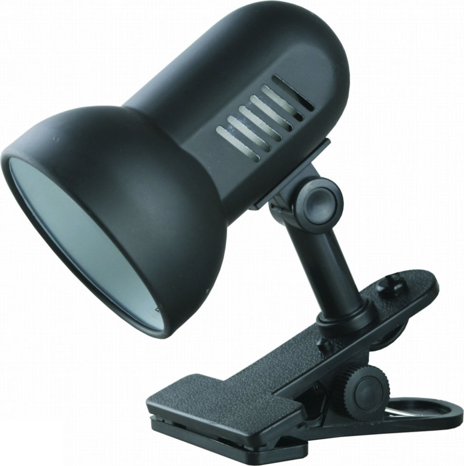 Светильник настольный Camelion H-035 C02 прищепка черный