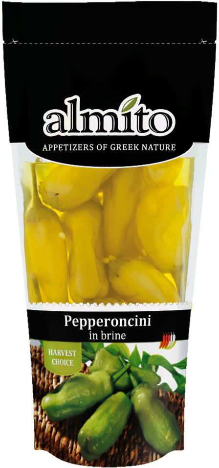 Перец зеленый Almito пеперончини маринованный 250гр