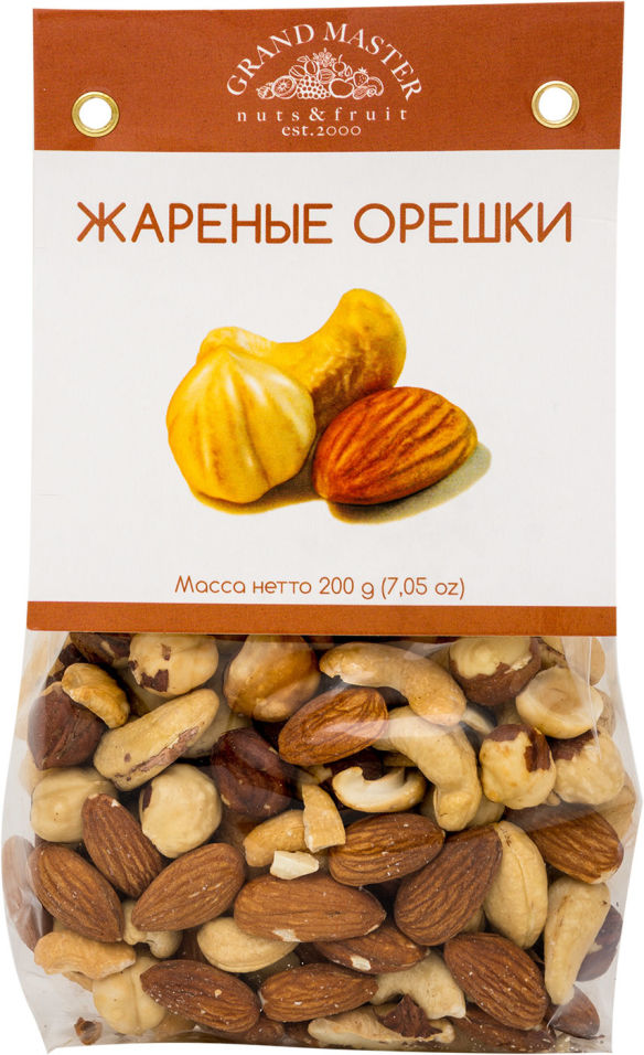 Орешки Grand Master Ассорти жареные 200г