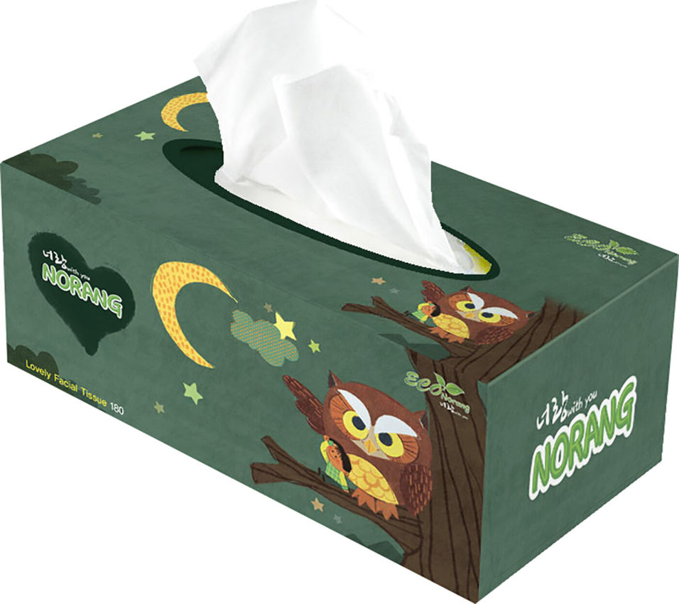Салфетки Norang для лица 2 слоя 180шт